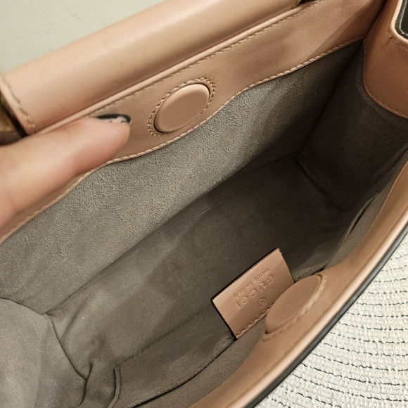 ✨ Gucci Diana Mini Bamboo Handle Bag – Blush Pink/Ivory - Picture 8 of 16